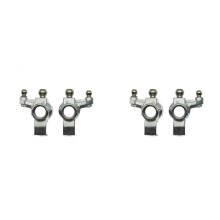 2X Bloc de Direction en MéTal pour SCY 16101 16101 Pro 16102 16103 16201 16301 16302 16303 16106 PièCes de Mise à Niveau de Voiture RC