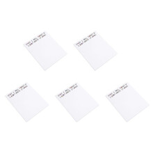 5X Grappige Plaknotitie, Takenlijst Kladblok Grappig Briefpapier, Kantoorbenodigdheden, Notitieboekjelabels, Bureau Notitie 50 Pagina'S, A