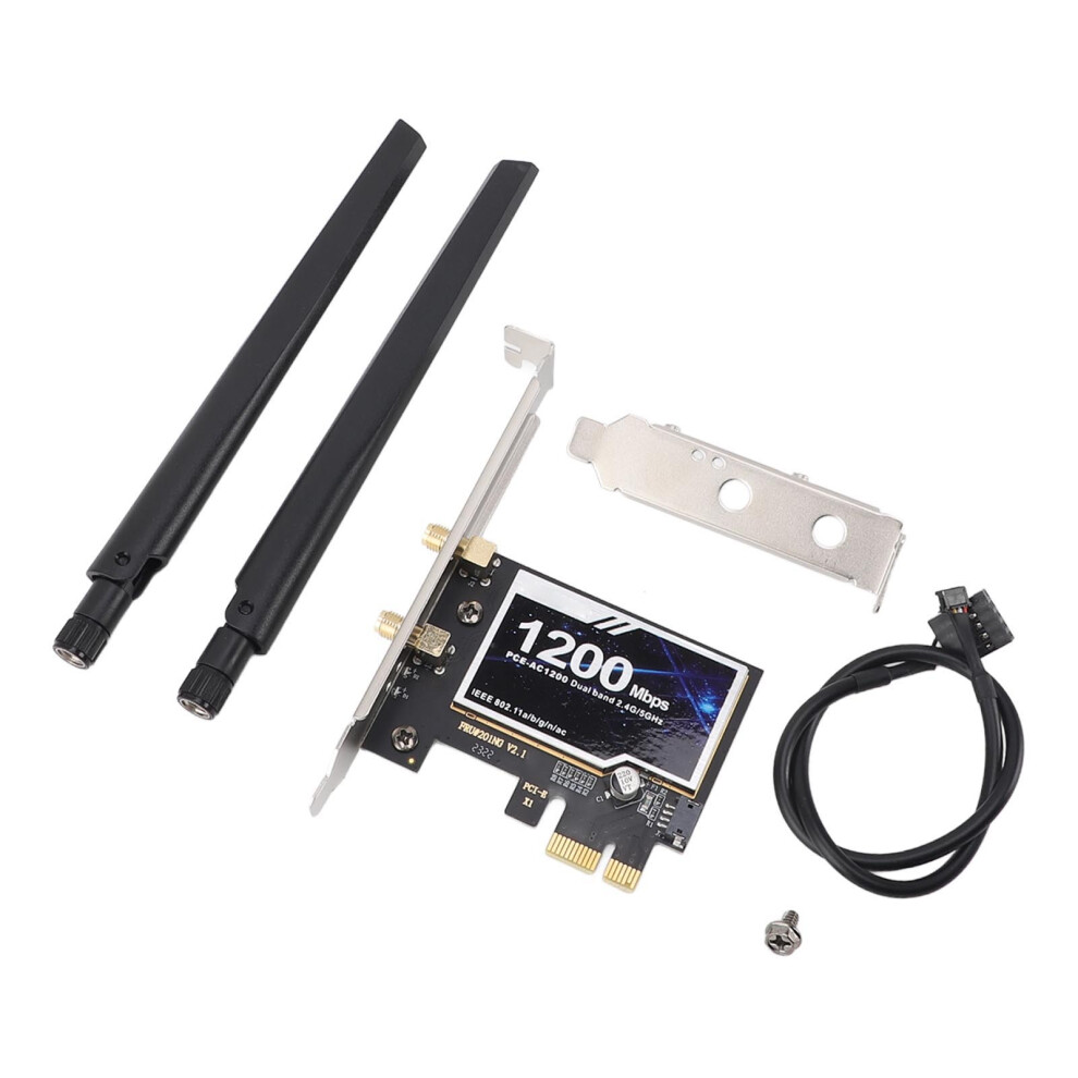 Dual Band Pcie Wireless Card 1200Mbps Bluetooth 4.2 For Desktop 3531388838130