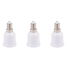 3X E14 to E26 E27 Adapter Chandelier Light Socket E14 to Medium Socket E26 E27 Converter Bulb Base Adapter Converter