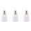 3X E14 to E26 E27 Adapter Chandelier Light Socket E14 to Medium Socket E26 E27 Converter Bulb Base Adapter Converter 1