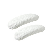 Office Chair Armrest Covers 1 Pair, Stretch Waterproof, Fits 2533 cm, Beige