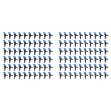 120 Pieces Irrigation Drip Emitter Garden Flag Irrigation Dripper, Trees and Shrubs ( Black,2GPH)