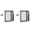 2pcs 4X Large Magnifying Glass with Light for Reading,Lighted Magnifier with 10 LED Foldable Handheld Magnifiers 1