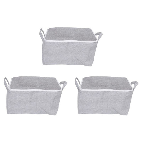 3X 3-Dimensional Storage Box Household Storage Box with Window Organizer Cloth Folding Large Capacity 30L