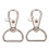 40Packs DIY Tag Clips Silver Swivel Hooks for Keychains 9