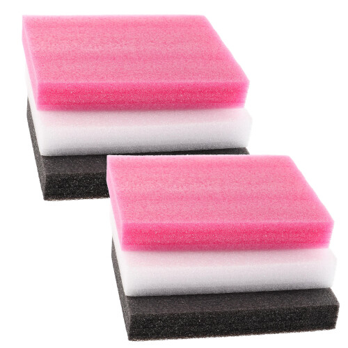 6Pcs Compact Pearl Cotton Felting Pads Wool Needle Craft Work Surface 2