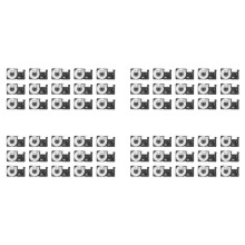 60 Pack 9 mm Etiketten Drucker in Schwarz auf Weiß Kompatibel mit Den Etiketten Druckern KL-120, KL-60, KL-100, KL750B, KL750 und KL7200