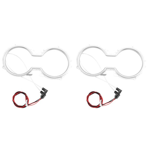 2X LED Central Cup Holder Lights Interior Decorative Lamp Atmosphere Ambient Light Ice  for  Camry 2018-2022 1