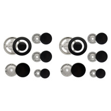 2 Set Gas Stove Burner Caps,Gas Stove Burner Caps Set Burner Caps for Stove Top Covers for Stoves
