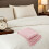 Decorative Knitted Cover Bedside Blanket Solid Color Knitting 5