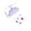 2pcs Cloud Hanging Decorations Ornament Ceiling Garland Pendants 2