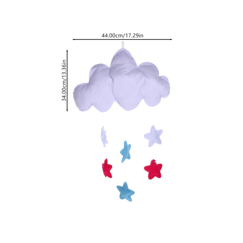 2pcs Cloud Hanging Decorations Ornament Ceiling Garland Pendants 2