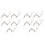 10 Pcs Bag Clasps Purse Frame Handbag Lock Diy Accessories 3