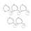 10 Pcs Bag Clasps Purse Frame Handbag Lock Diy Accessories 9