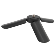 Mini treppiede premium per fotocamera PAL, supporto desktop compatto con manico e vite