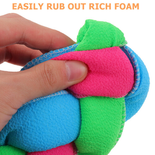 2 Pcs Back Scrubber For Women Back-Pulling Towel Long Strip Bath 1