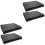 4Pcs Black Pe Foam Inserts Shock-Resistant Packing Supply 5