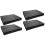 4Pcs Black Pe Foam Inserts Shock-Resistant Packing Supply 6