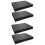 4Pcs Black Pe Foam Inserts Shock-Resistant Packing Supply 7