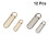 Zipper Replacement Accessories Detachable Pulls Fasteners Repair Kit 8