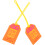 Raindrops Luggage Identification Tags Silicone 2pcs 3.1x2.0x0.1in 8