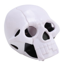 Skull Landline Telephone, Clear Sound, White, Corded Desk Phone