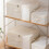 Storage Box Fabric Organiser Clothes Boxes Bin Collapsible Oxford 6