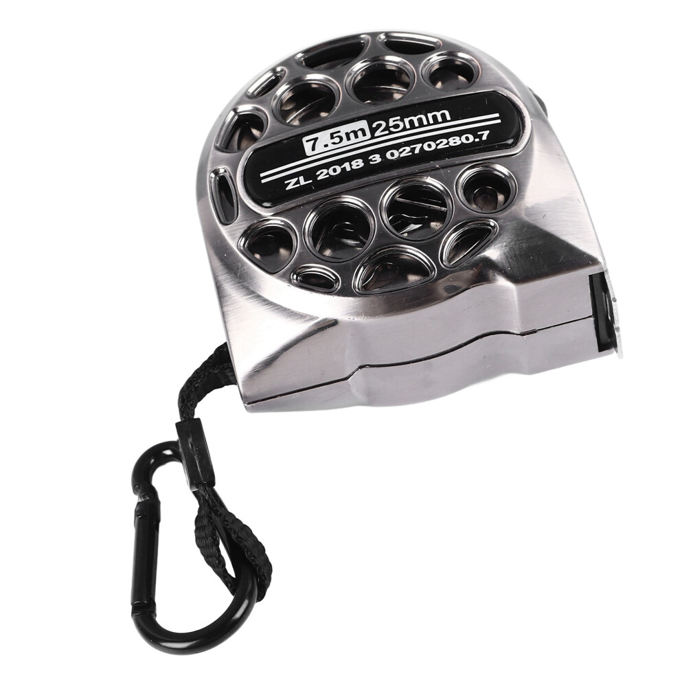 Stainless Steel Double-Sided Measuring Tape 7.5M Retractable Ruler 4691388841703