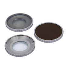 Kit di filtri ND per fotocamera da 3 pezzi UV CPL ND16 per Osmo Action 4, in alluminio e vetro