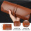 small leather tool roll with 10 slots for craft organization 7