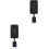 2Pcs Easy-Install Black Suction Cup Reptile Thermometers for Home Use 3