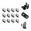 12 Pcs 90 Degree Corner Bracket Heavy-Duty Brace Sturdy Angle 4