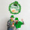 Patrick's Day Feest Raamsticker Met Groene Klavertjes 5