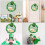 Patrick's Day Feest Raamsticker Met Groene Klavertjes 6