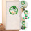 Patrick's Day Feest Raamsticker Met Groene Klavertjes 8