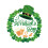 Patrick's Day Feest Raamsticker Met Groene Klavertjes 9