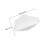 1Pc White Wooden Floating Shelf Wall Mount Rack for Home Storage 2