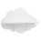 1Pc White Wooden Floating Shelf Wall Mount Rack for Home Storage 5