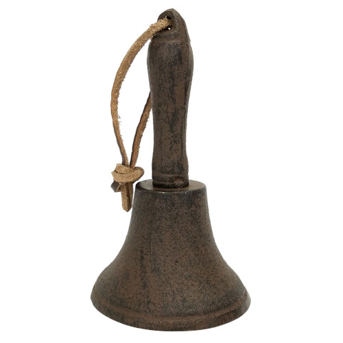 Calling Bells Hand Bell Iron Brown Adults School 1pcs 1