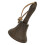 Calling Bells Hand Bell Iron Brown Adults School 1pcs 7