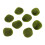 8Pcs Realistic Moss Ball Stone for Table Decor and Craft Projects 8