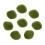 8Pcs Realistic Moss Ball Stone for Table Decor and Craft Projects 10