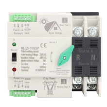 Interruttore di Selezione Automatica a doppia potenza 2P 100A PV Utility 220V