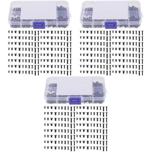 3 Sets Screws Self Tapping Hexalobular Socket Countersunk Flat Head 2