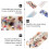 4Stk Damen Haarklammern Spring Haarclips Langlebig Mehrfarbig 8