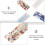 4Stk Damen Haarklammern Spring Haarclips Langlebig Mehrfarbig 9