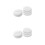 10Pcs Durable White Makeup Pads Small Powder Puffs for Face 6