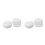10Pcs Durable White Makeup Pads Small Powder Puffs for Face 9