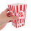 24Pcs Red Paper Popcorn Buckets Durable Snack Containers for Parties 4